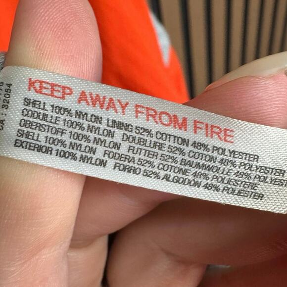 Free People Movement Don’t Back Down Nylon Pullover Hoodie Orange Size Medium - Picture 11 of 13